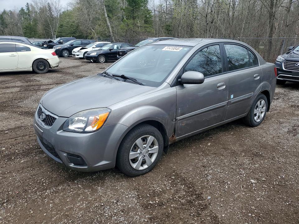 2010 Kia Rio VIN KNADH4B35A6622730 COPART salvage auction — SIDE, ON - PERMIT NO BRAND - UNFIT, sold $200 on 2026-07-28 (photo 1)