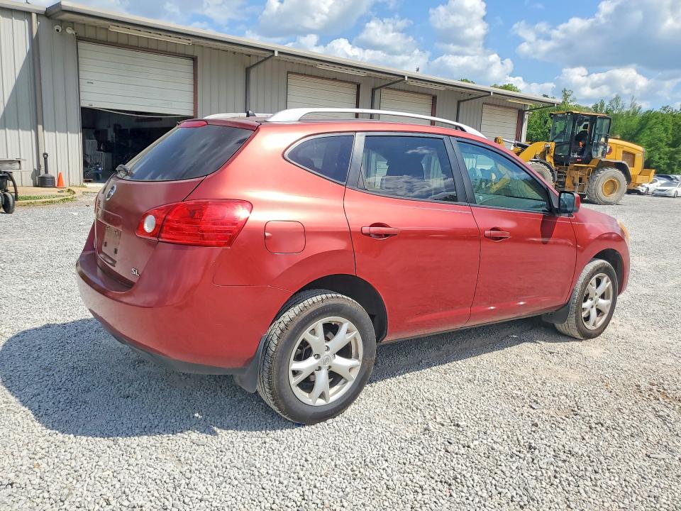 2009 Nissan Rogue sport VIN JN8AS58T49W040199 COPART salvage auction — NORMAL WEAR, Tx - Salvage Vehicle Title, sold $475 on 2026-07-08 (photo 3)