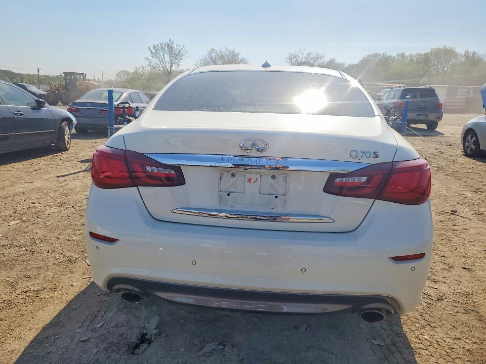 2017 Infiniti Q70 VIN JN1BY1AP4HM740824 COPART salvage auction — SIDE, Md - Cert Of Salvage > 75% Damage, sold $1,500 on 2026-07-23 (photo 6)