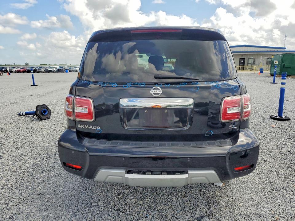 2018 Nissan Armada VIN JN8AY2ND8J9052577 COPART salvage auction — HAIL, Tx - Certificate Of Title, sold $5,000 on 2026-07-13 (photo 6)