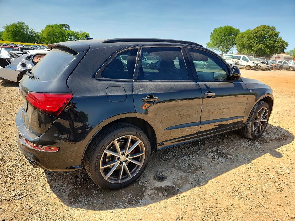 2017 Audi Sq5 VIN WA1CCAFP4HA009413 COPART salvage auction — REAR END, Tx - Salvage Vehicle Title, sold $6,200 on 2026-07-08 (photo 3)