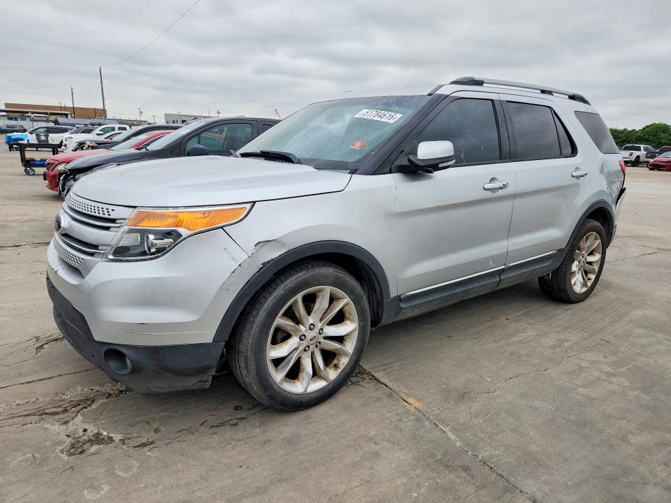 2013 Ford Explorer VIN 1FM5K8F84DGA51764 COPART salvage auction — REAR END, Tx - Salvage Vehicle Title, sold $1,900 on 2026-07-09 (photo 1)