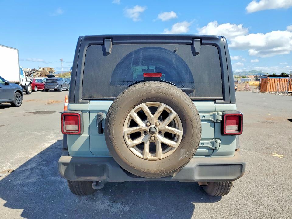 2023 Jeep Wrangler / VIN 1C4HJXDG6PW622562 COPART salvage auction — WATER/FLOOD, Hi - Certificate Of Salvage, sold $8,500 on 2026-07-27 (photo 6)