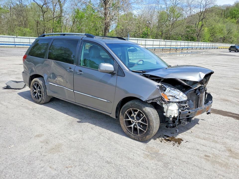 2005 Toyota Sienna VIN 5TDBA22C75S049659 COPART salvage auction — FRONT END, Pa - Certificate Of Salvage, sold $800 on 2026-07-02 (photo 4)