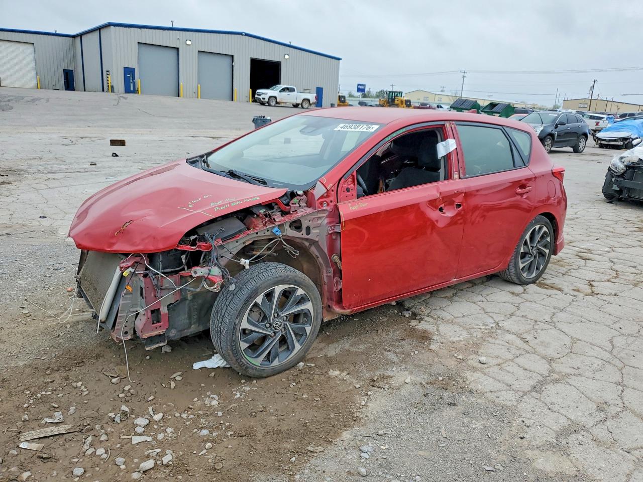 2017 Toyota Corolla VIN JTNKARJE4HJ538982 COPART salvage auction — All Over, OK - CERT OF TITLE-SALVAGE, sold $1,600 on 2026-07-09 (photo 1)