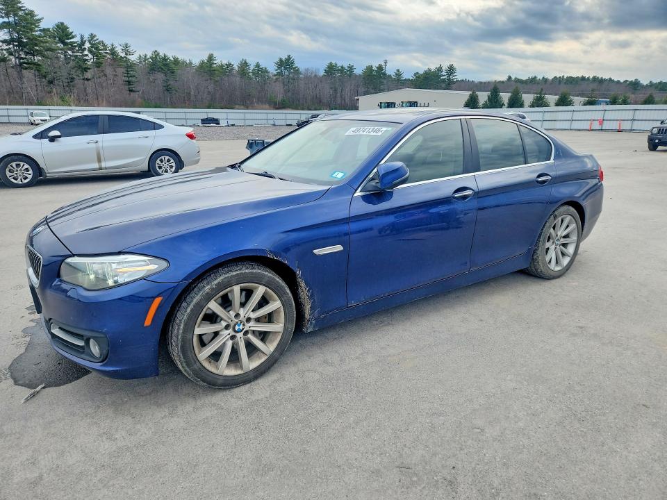 2015 BMW 5 series VIN WBA5B3C55FD546509 COPART salvage auction — NORMAL WEAR, Me - Cert Of Title-Salvage Collisio, sold $2,350 on 2026-07-10 (photo 1)