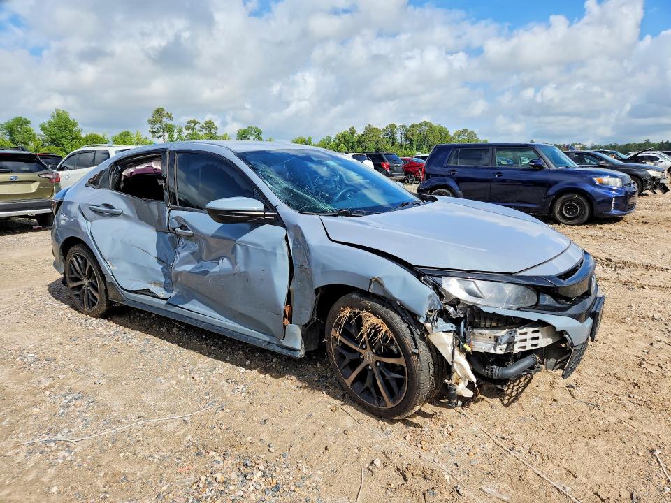 2021 Honda Civic VIN SHHFK7H40MU229451 COPART salvage auction — SIDE, Tx - Salvage Vehicle Title, sold $3,000 on 2026-07-17 (photo 4)