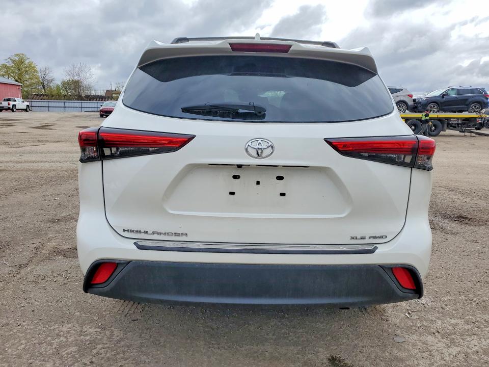 2020 Toyota Highlander VIN 5TDGZRBH4LS500496 COPART salvage auction — FRONT END, Salvage Title, sold $21,000 on 2026-07-16 (photo 6)