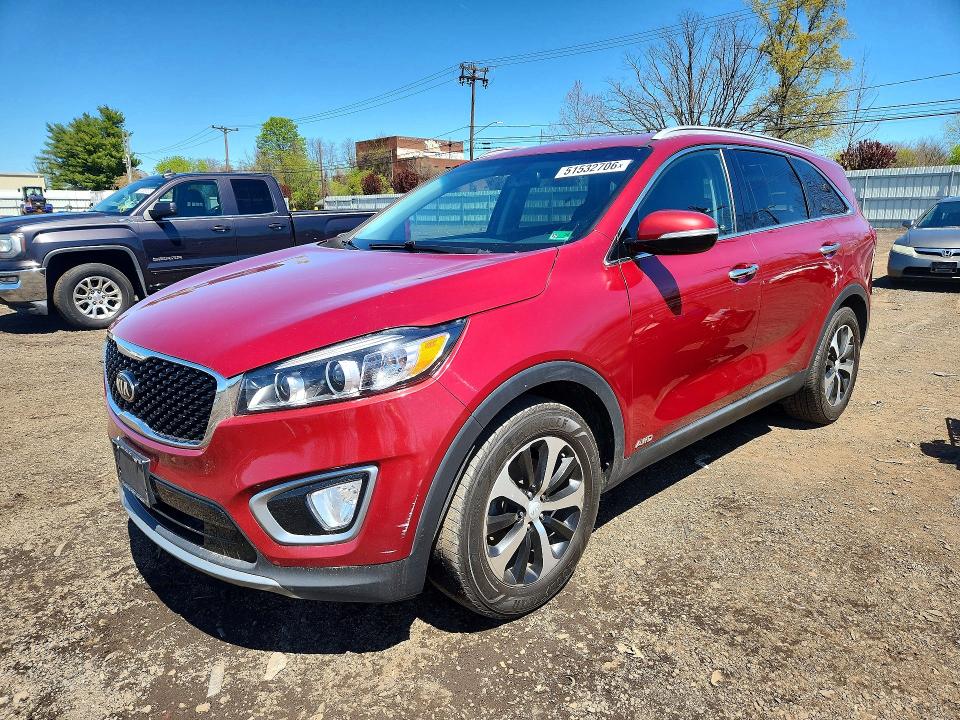 2017 Kia Sorento VIN 5XYPHDA1XHG190157 COPART salvage auction — FRONT END, Ct - Certificate Of Title, sold $2,650 on 2026-07-19 (photo 1)