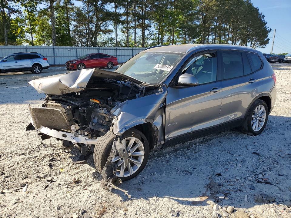 2017 BMW X3 VIN 5UXWX9C37H0T20488 COPART salvage auction — FRONT END, Ga - Cert Of Title-Salvage, sold $925 on 2026-07-29 (photo 1)