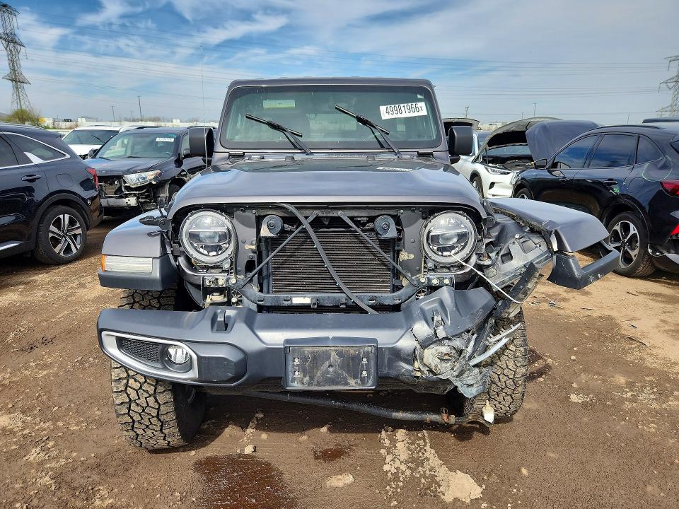 2018 Jeep Wrangler / VIN 1C4HJXEG5JW268507 COPART salvage auction — FRONT END, IL - SALVAGE CERTIFICATE, sold $11,600 on 2026-07-09 (photo 5)