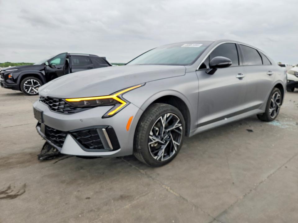 2025 Kia K5 VIN KNAG64J75S5291307 COPART salvage auction — FRONT END, Tx - Certificate Of Title, sold $3,500 on 2026-07-23 (photo 1)