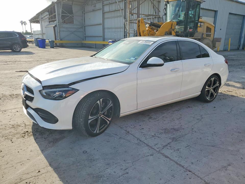 2022 Mercedes-benz C class VIN W1KAF4GB8NR014092 COPART salvage auction — ENGINE BURN, Tx - Salvage Vehicle Title, sold $15,600 on 2026-07-14 (photo 1)