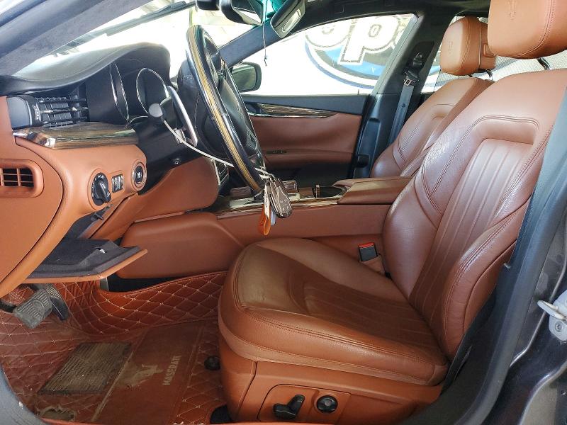 2015 Maserati Quattroporte VIN ZAM56RRA9F1145394 COPART salvage auction — MINOR DENT/SCRATCHES, Ca - Dis/Dlr/Exp Only Clean Title, sold $5,700 on 2026-07-21 (photo 7)