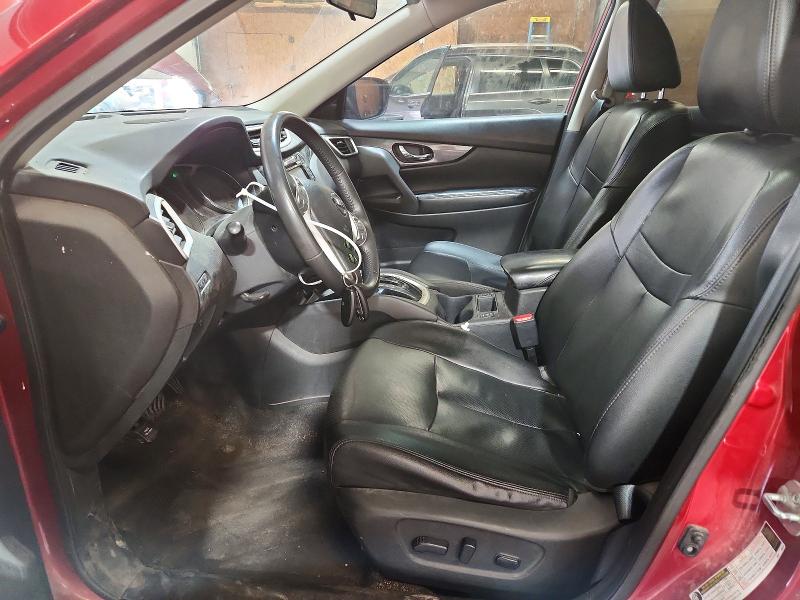 2016 Nissan Rogue VIN 5N1AT2MVXGC833659 COPART salvage auction — FRONT END, Pa - Certificate Of Salvage, sold $1,550 on 2026-07-02 (photo 7)