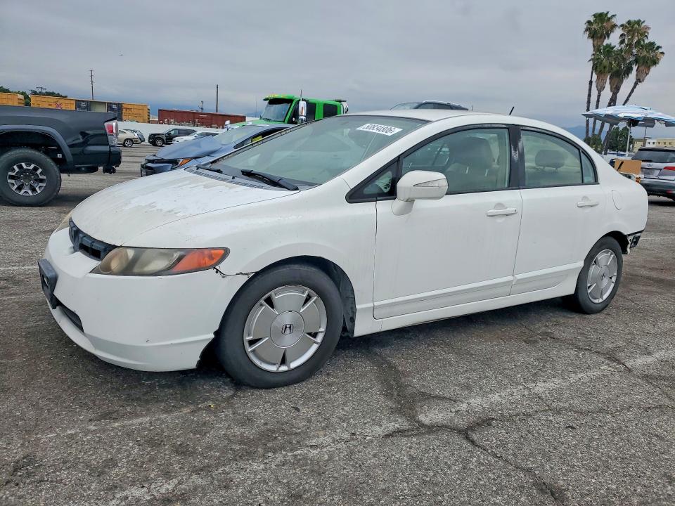 2006 Honda Civic VIN JHMFA36226S016052 COPART salvage auction — REAR END, CA - LIEN PAPERS-SALVAGE OR AC, sold $325 on 2026-07-24 (photo 1)