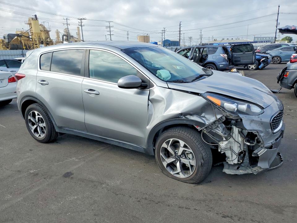 2021 Kia Sportage VIN KNDPM3AC2M7896005 COPART salvage auction — FRONT END, Ca - Salvage Certificate, sold $3,900 on 2026-07-09 (photo 4)