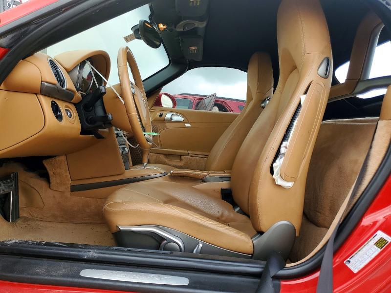 2007 Porsche Boxster VIN WP0CA29827U712334 COPART salvage auction — FRONT END, TX - SALVAGE VEHICLE TITLE, sold $2,150 on 2026-07-14 (photo 7)