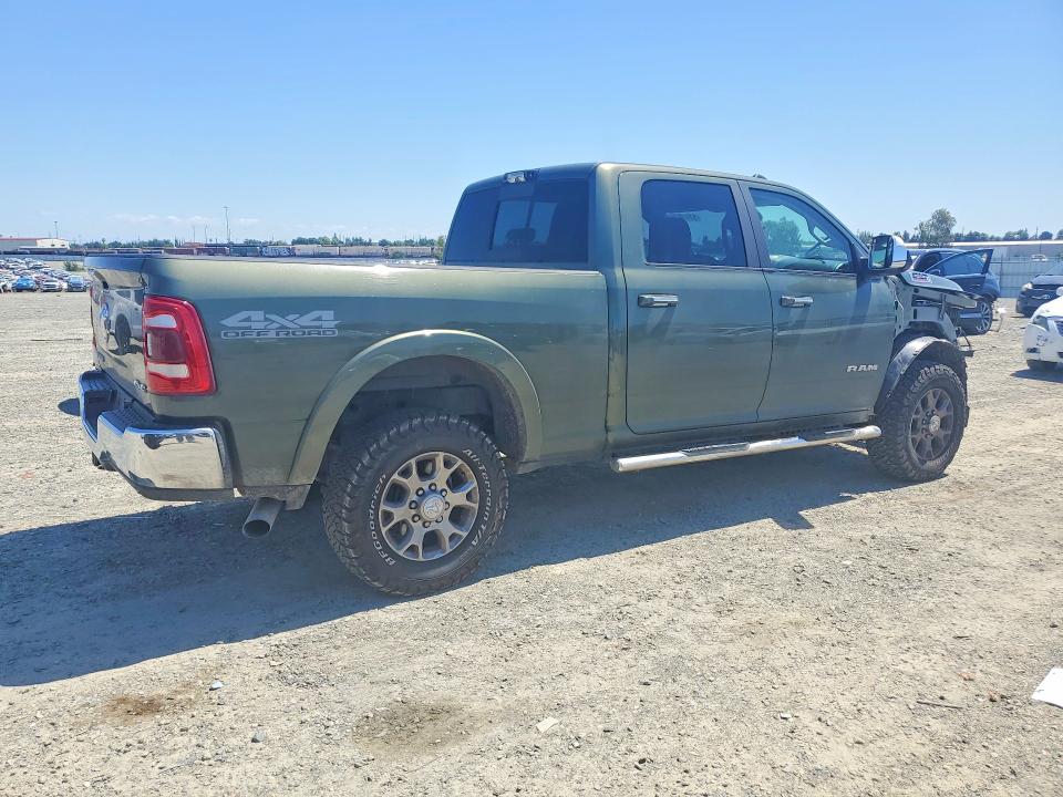 2022 Ram 2500 VIN 3C6UR5FL0NG143580 COPART salvage auction — FRONT END, Ca - Salvage Certificate, sold $14,200 on 2026-07-30 (photo 3)