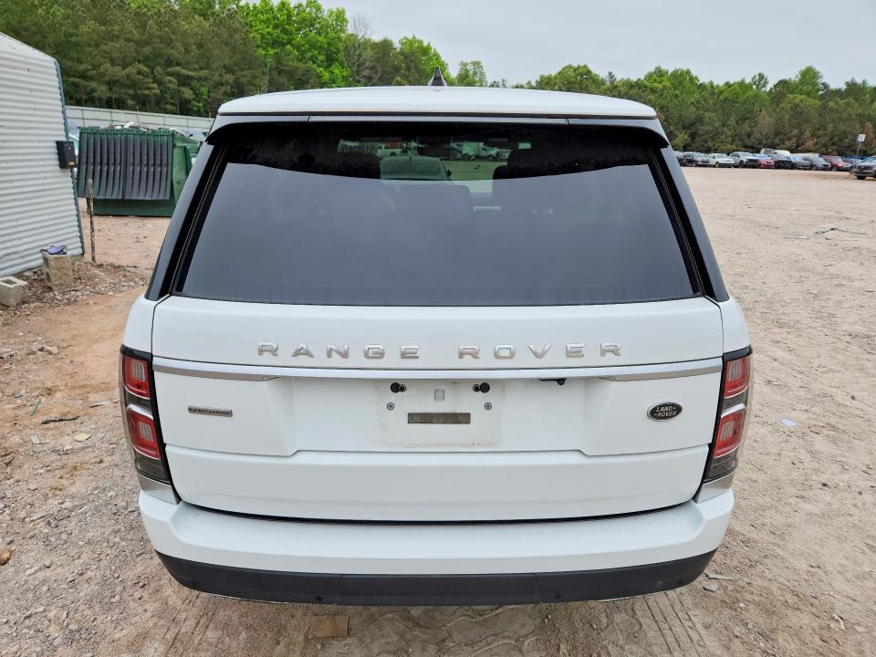 2019 Land rover RANGE ROVER VIN SALGS2RE1KA545472 COPART salvage auction — MECHANICAL, Md - Dis/Dlr/Exp Only Clean Title, sold $11,300 on 2026-08-24 (photo 6)