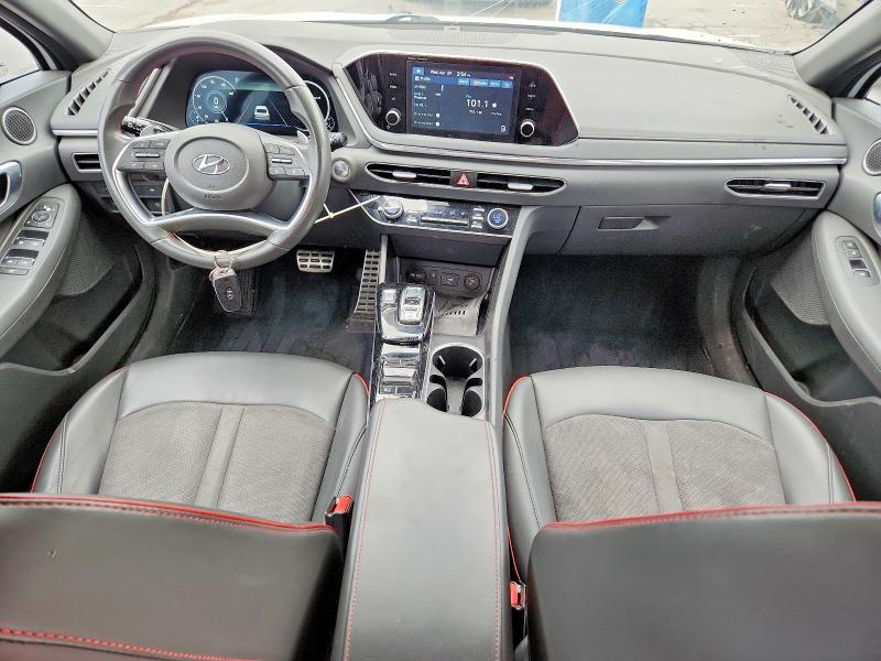 2020 Hyundai Sonata VIN 5NPEJ4J2XLH044654 COPART salvage auction — ROOF, Tn - Salvage Certificate, sold $4,050 on 2026-07-20 (photo 8)