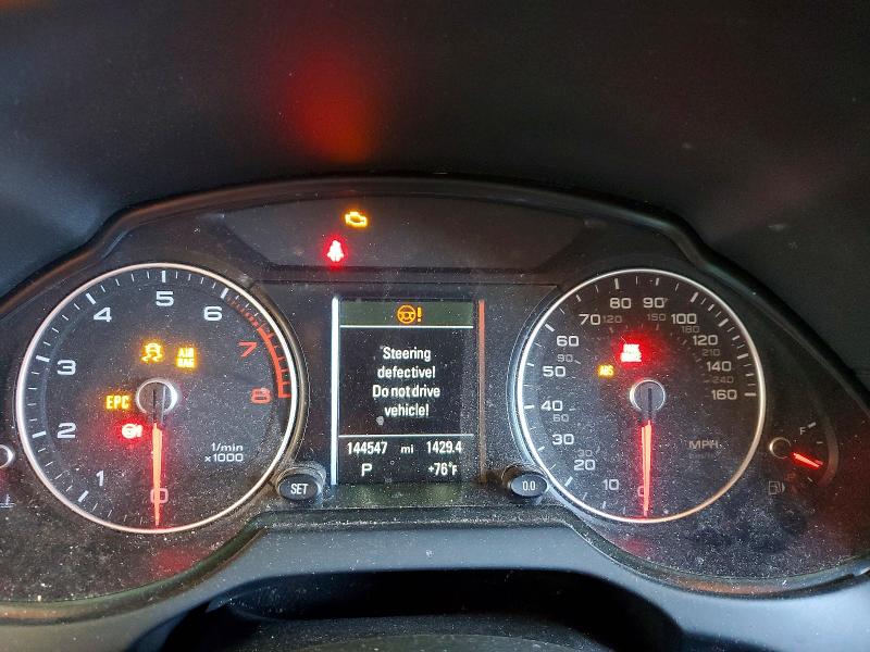 2016 Audi Q5 VIN WA1L2AFP0GA130456 COPART salvage auction — FRONT END, Ca - Salvage Certificate, sold $1,150 on 2026-07-11 (photo 9)