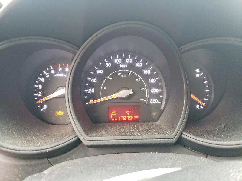 2013 Kia Rio VIN KNADM4A36D6248310 COPART salvage auction — FRONT END, Salvage Title, sold $150 on 2026-07-23 (photo 9)