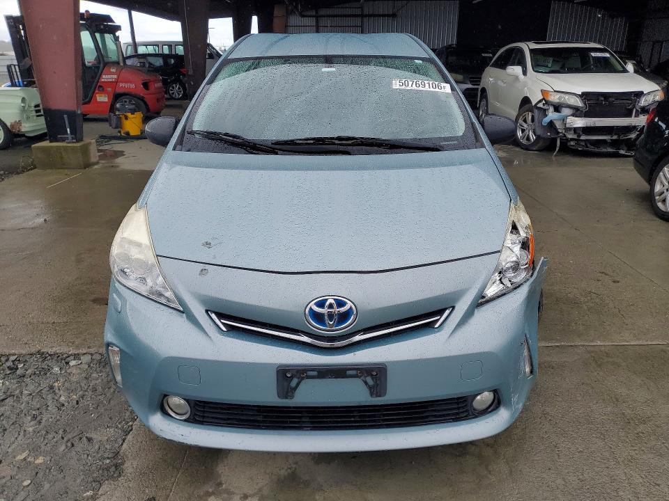 2014 Toyota Prius v VIN JTDZN3EU6EJ005100 COPART salvage auction — SIDE, CA - SALVAGE CERTIFICATE, sold $2,100 on 2026-07-20 (photo 5)