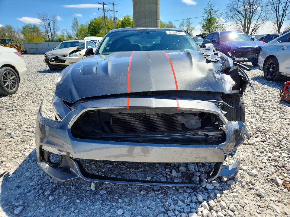 2017 Ford Mustang VIN 1FA6P8CFXH5303506 COPART salvage auction — FRONT END, Mi - Certificate Of Title, sold $5,700 on 2026-07-11 (photo 5)