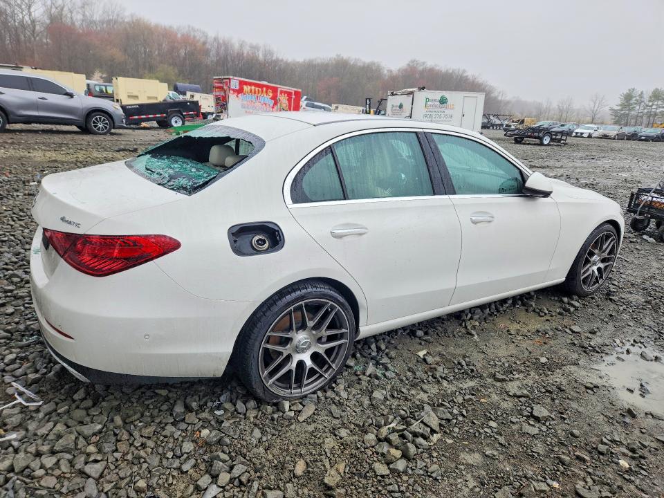 2023 Mercedes-benz C-klasse VIN W1KAF4HB6PR141585 COPART salvage auction — VANDALISM, NJ, sold $18,400 on 2026-07-15 (photo 3)