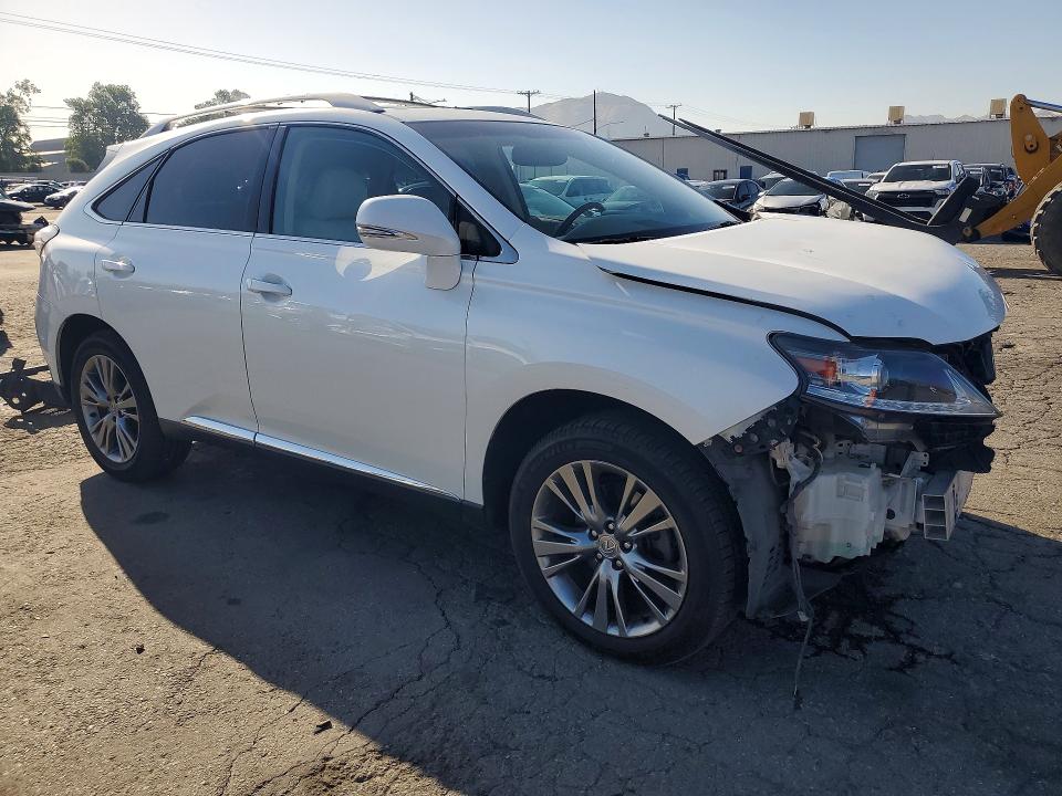 2014 Lexus Rx VIN JTJBK1BA9E2460698 COPART salvage auction — FRONT END, CA, sold $3,900 on 2026-07-23 (photo 4)