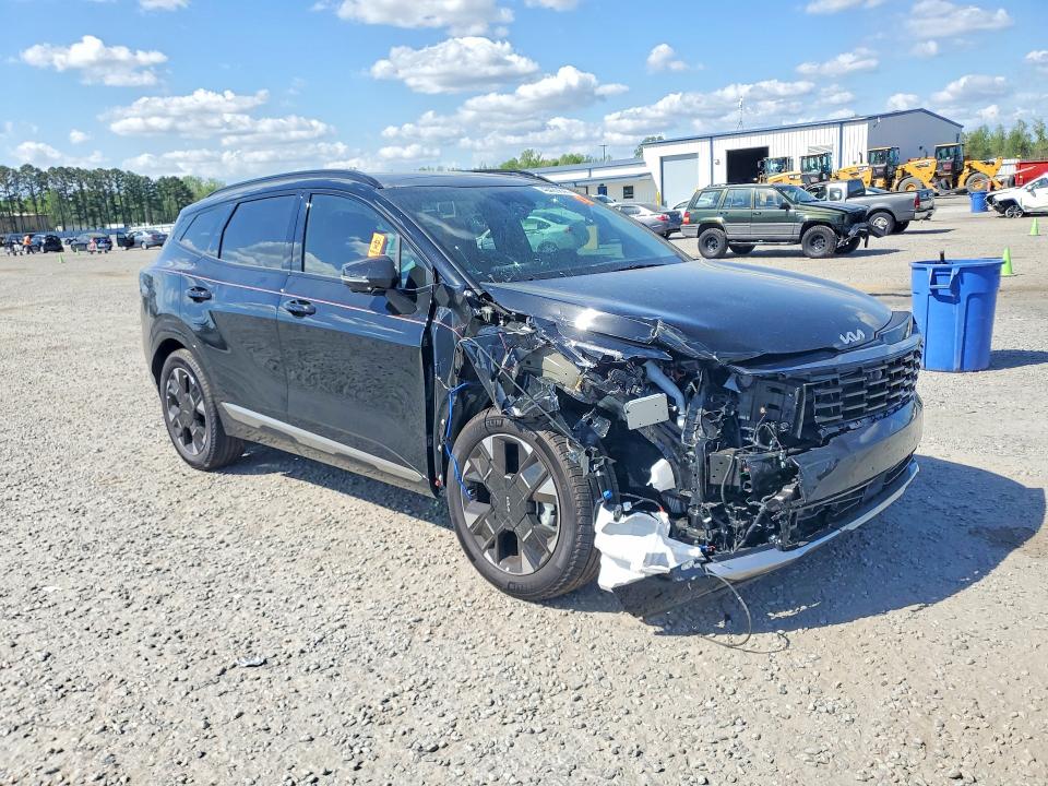 2026 Kia Sportage VIN 5XYK53DF3TG377673 COPART salvage auction — FRONT END, Nc - Salvage Certificate Of Title, sold $10,400 on 2026-07-06 (photo 4)