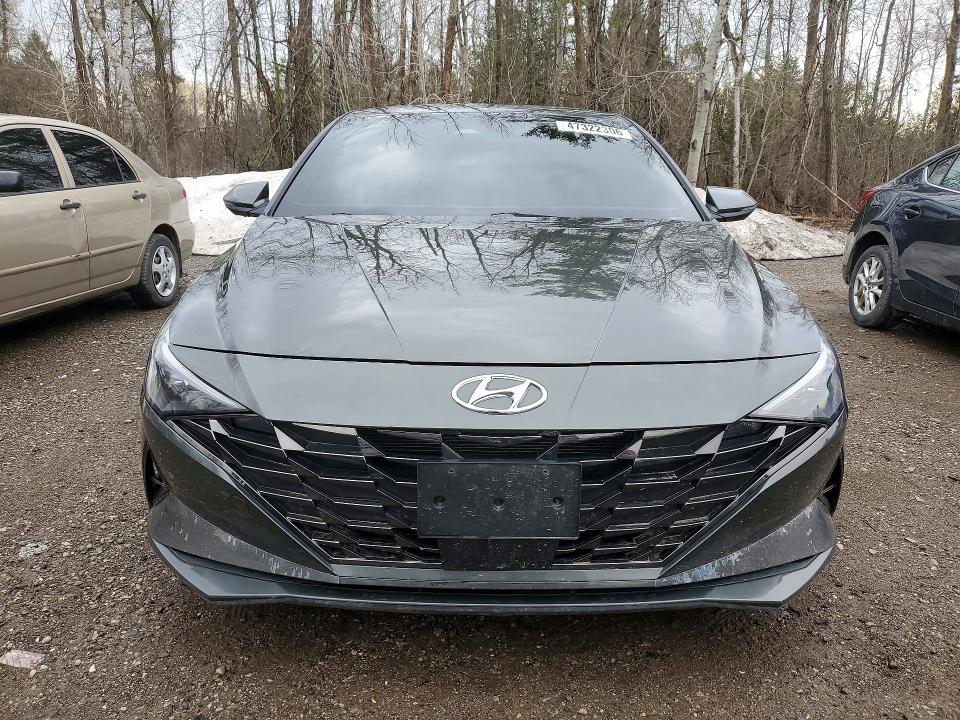 2021 Hyundai Elantra VIN KMHLN4AG7MU187684 COPART salvage auction — REAR END, Salvage Title, sold $5,100 on 2026-07-16 (photo 5)