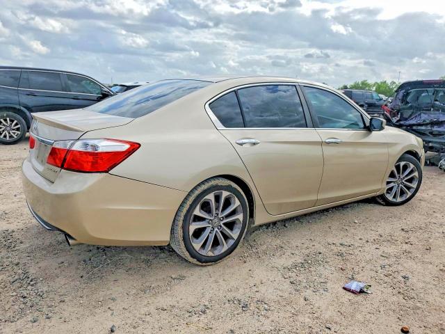 2014 Honda Accord VIN 1HGCR2F55EA044130 COPART salvage auction — REAR END, Tx - Salvage Vehicle Title, sold $2,700 on 2026-07-03 (photo 3)