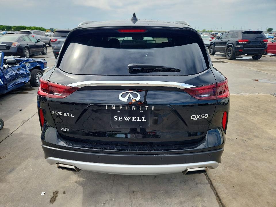 2025 Infiniti VIN 3PCAJ5BB6SF105742 COPART salvage auction — FRONT END, Tx - Certificate Of Title, sold $9,500 on 2026-07-06 (photo 6)