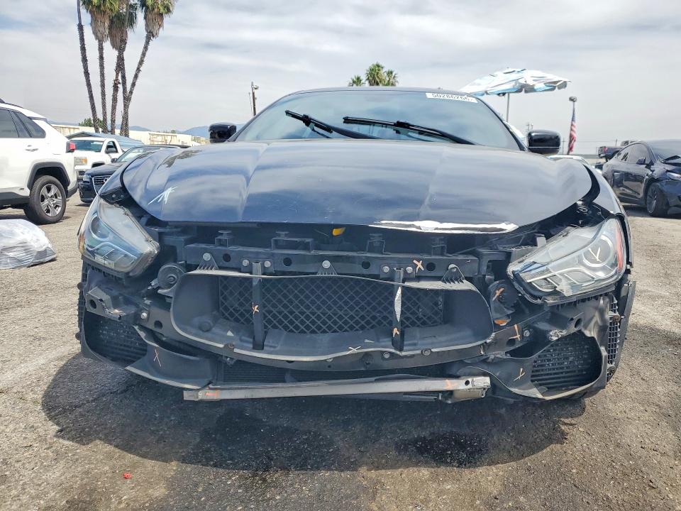 2015 Maserati Ghibli VIN ZAM57RTA7F1138224 COPART salvage auction — FRONT END, Ca - Salvage Certificate, sold $1,300 on 2026-07-07 (photo 5)