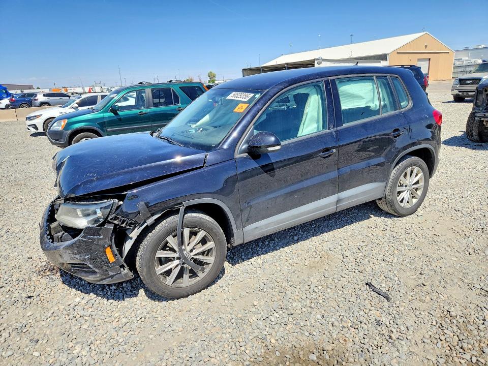 2017 Volkswagen Tiguan VIN WVGBV7AX7HK045477 COPART salvage auction — FRONT END, Salvage Title, sold $750 on 2026-07-09 (photo 1)