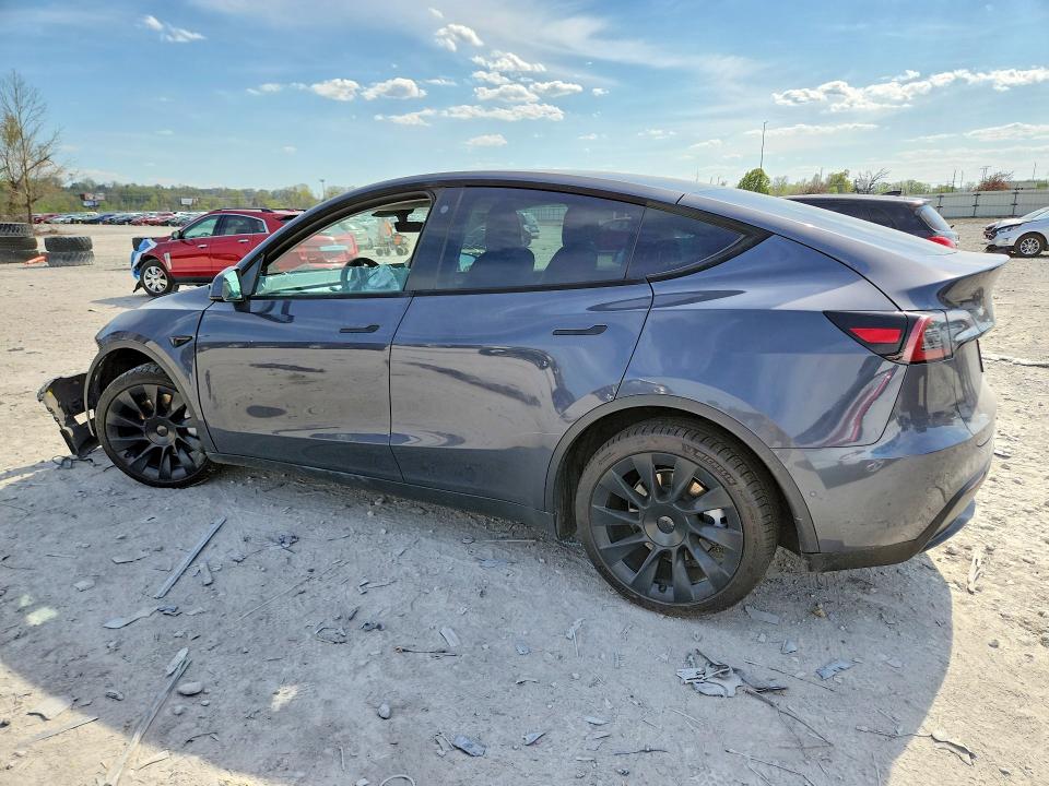 2022 Tesla Model y VIN 7SAYGDEE2NF574931 COPART salvage auction — FRONT END, Il - Salvage Certificate, sold $9,200 on 2026-07-15 (photo 2)