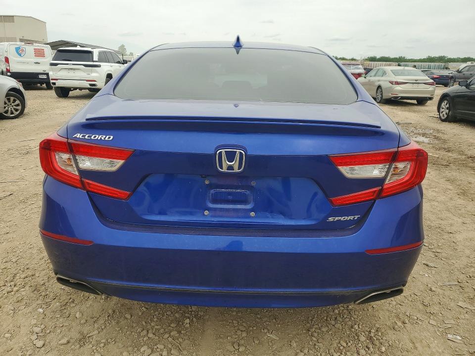 2020 Honda Accord VIN 1HGCV1F31LA145697 COPART salvage auction — HAIL, Ks - Cert Of Title-Salvage, sold $10,000 on 2026-07-09 (photo 6)