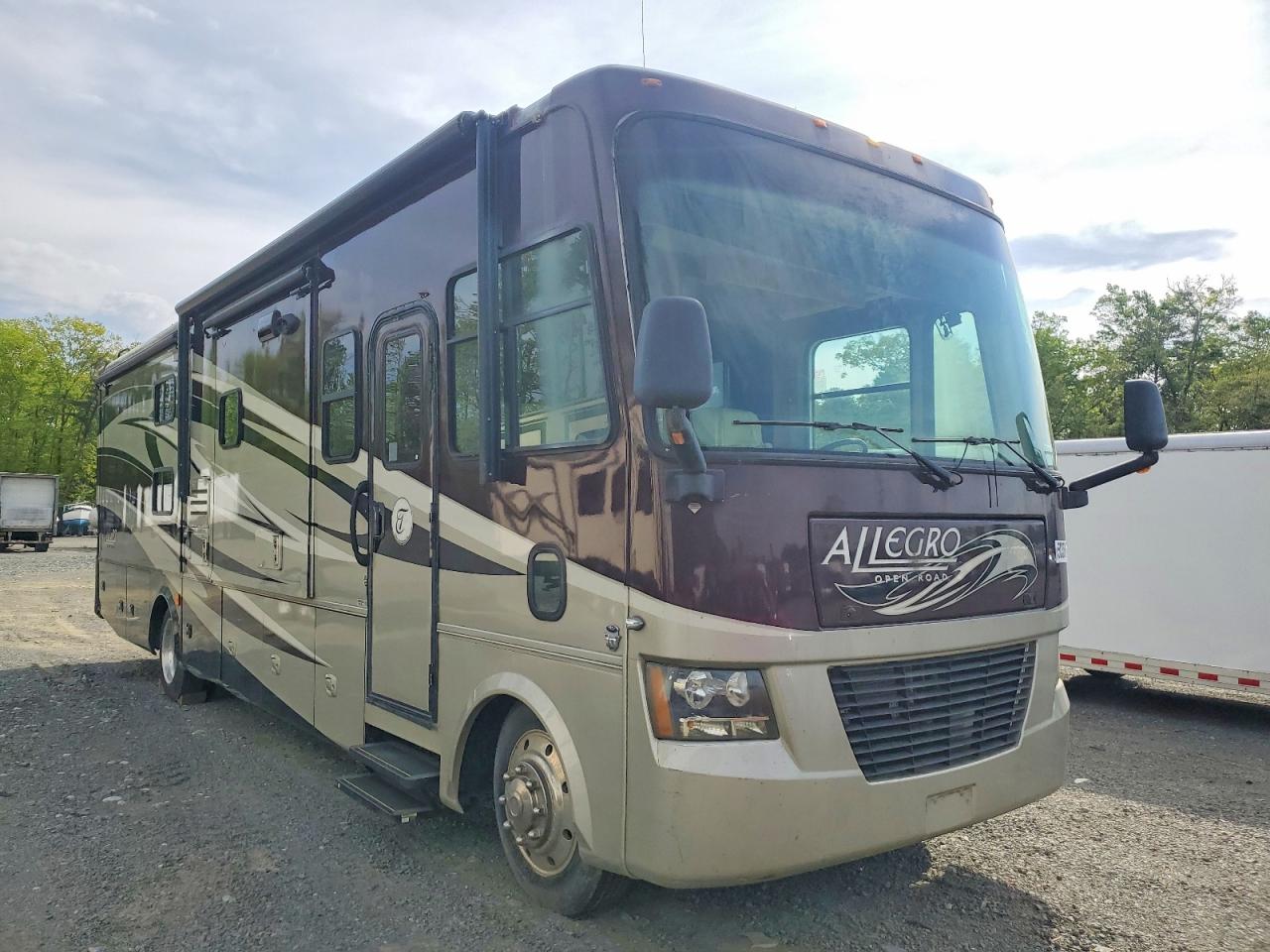 2011 Tiffin Alleg35qba VIN 1F66F5DY2B0A05938 COPART salvage auction — Rear End, MD - CERTIFICATE OF TITLE, sold $3,150 on 2026-07-07 (photo 1)