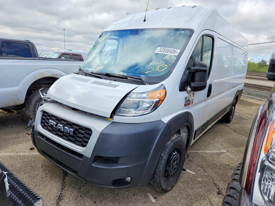 2021 Ram Promaster 3500 VIN 3C6MRVJG4ME568093 — COPART salvage auction photo