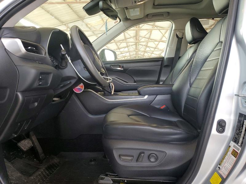 2021 Toyota Highlander VIN 5TDGZRAH5MS521439 COPART salvage auction — SIDE, Id - Salvage Certificate Of Title, sold $2,100 on 2026-07-23 (photo 7)