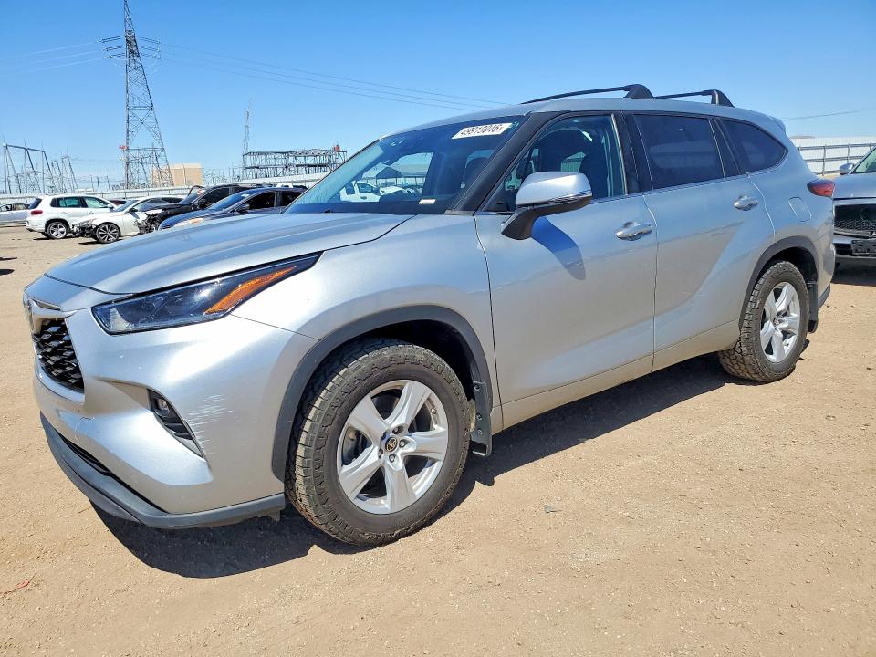 2021 Toyota Highlander VIN 5TDBZRBH9MS097935 COPART salvage auction — SIDE, Ca - Salvage Certificate, sold $10,900 on 2026-07-20 (photo 1)