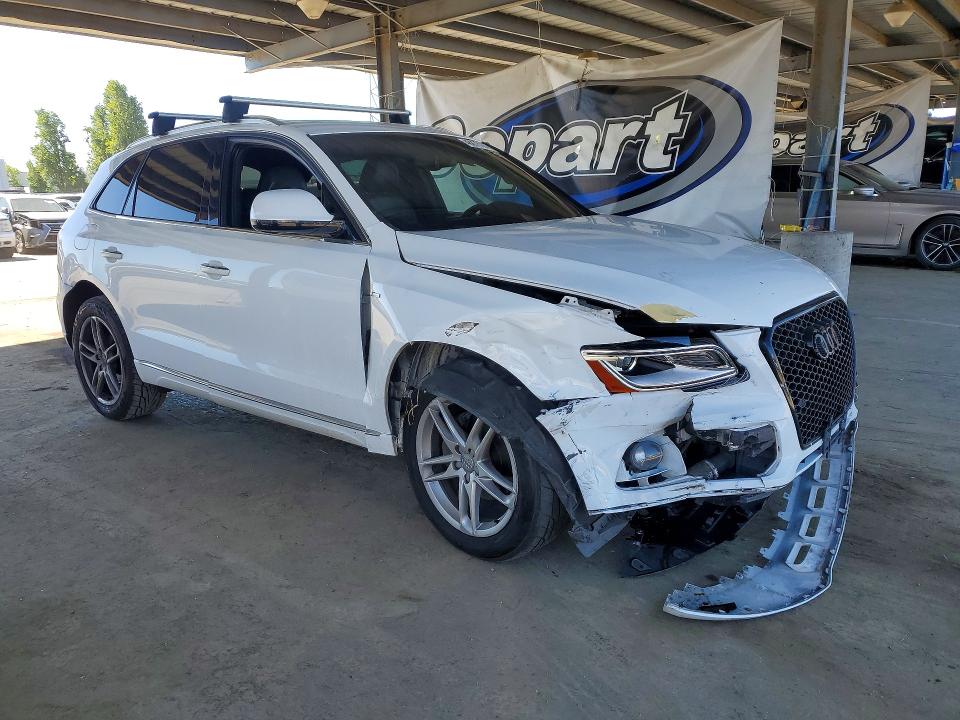 2016 Audi Q5 VIN WA1L2AFP0GA130456 COPART salvage auction — FRONT END, Ca - Salvage Certificate, sold $1,150 on 2026-07-11 (photo 4)