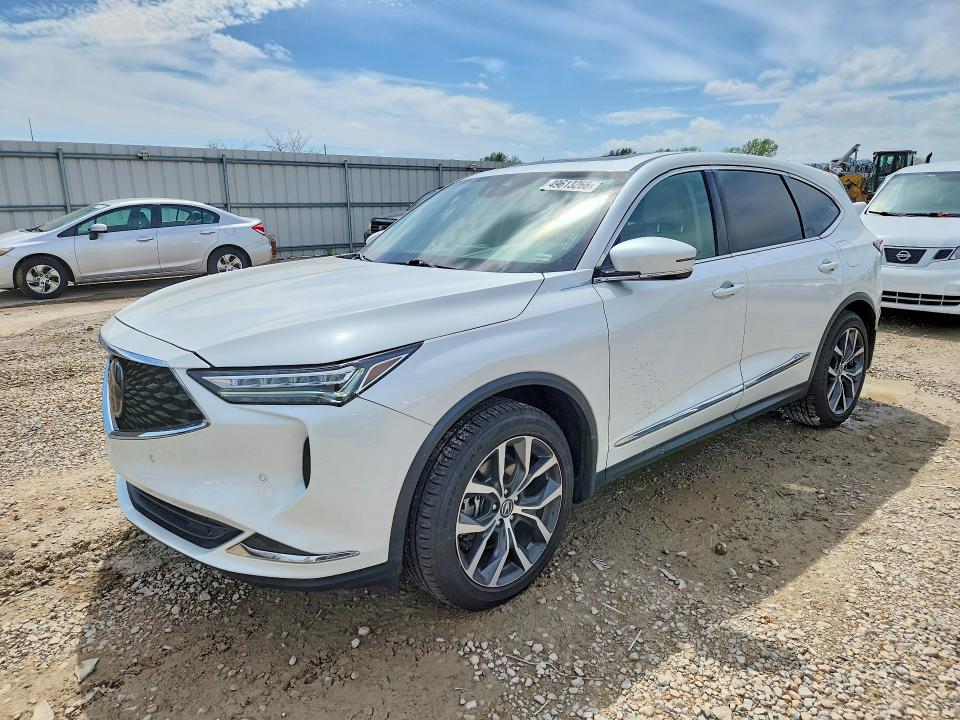2022 Acura Mdx VIN 5J8YE1H4XNL012102 — COPART salvage auction photo