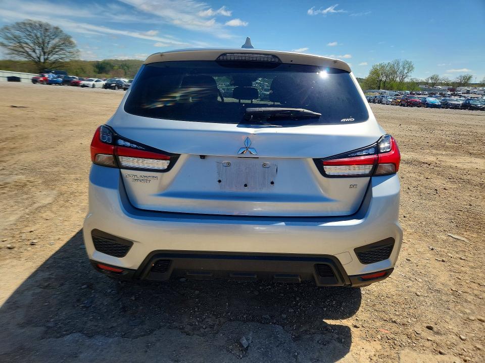 2021 Mitsubishi Outlander VIN JA4ARUAU0MU015416 COPART salvage auction — HAIL, WI, sold $200 on 2026-07-21 (photo 6)