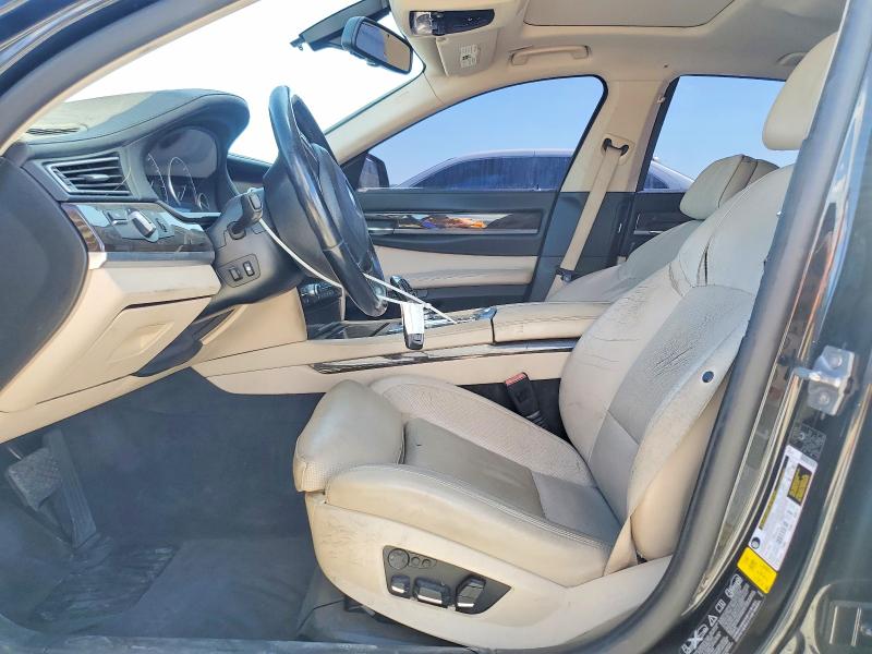 2012 BMW 7er VIN WBAKC6C56CC396803 COPART salvage auction — FRONT END, Ca - Salvage Certificate, sold $150 on 2026-07-20 (photo 7)