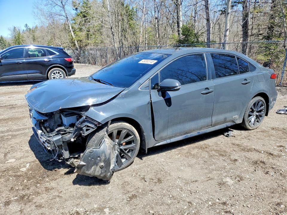 2023 Toyota Corolla VIN JTDBDMHE0P3004000 COPART salvage auction — FRONT END, On - Permit Salvage, sold $8,600 on 2026-07-28 (photo 1)