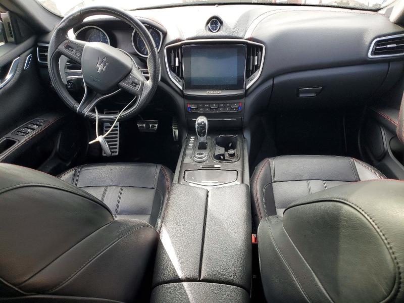 2017 Maserati Ghibli VIN ZAM57RTS0H1249547 COPART salvage auction — WATER/FLOOD, Salvage Title, sold $2,350 on 2026-08-24 (photo 8)