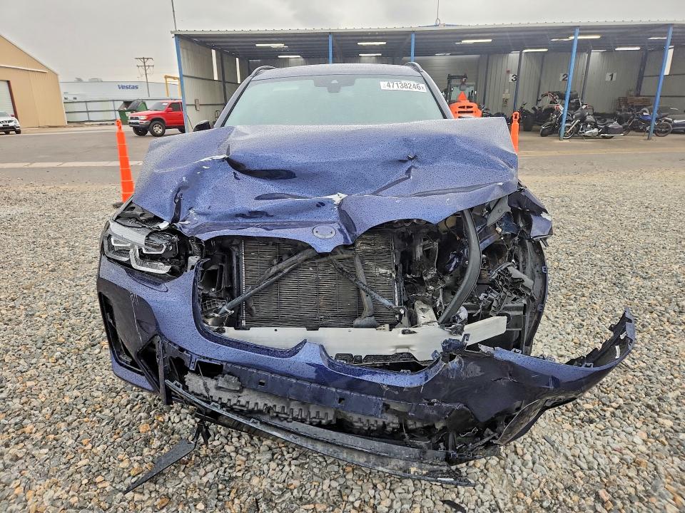 2023 BMW X3 VIN 5UX83DP04P9P74134 COPART salvage auction — FRONT END, Co - Public - Salvage Title, sold $15,400 on 2026-07-28 (photo 5)